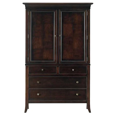 Two Door Armoire with Drawers